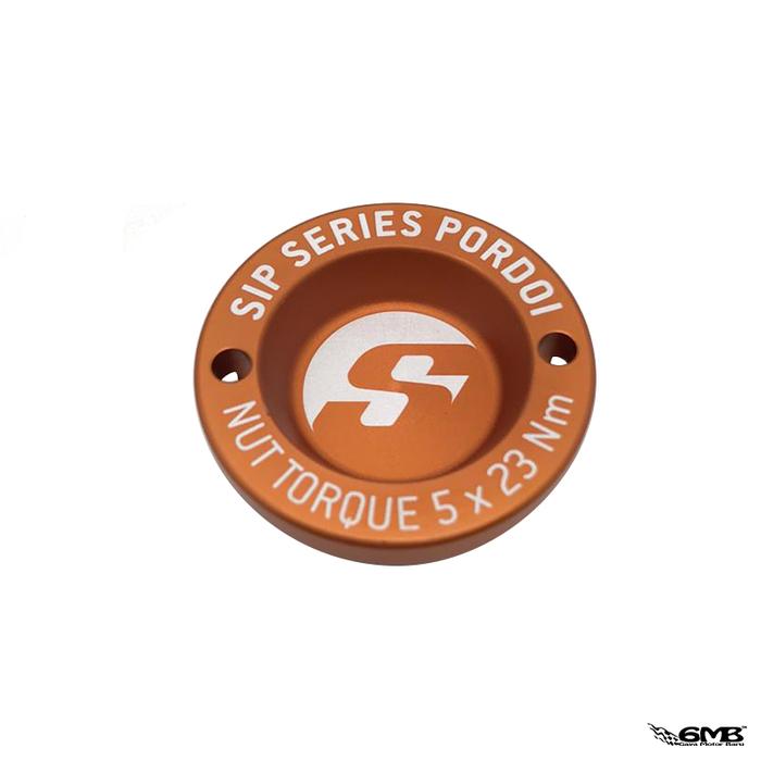 Gambar SIP Pordoi Hub Nut Cover 12" Front Rim Vespa - Matt Orange dari Gaya Motor Baru undefined Tokopedia