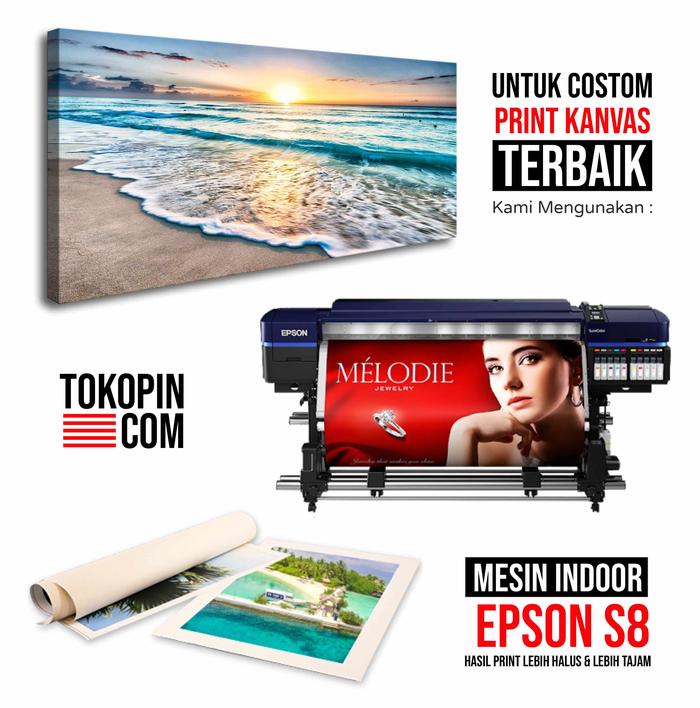 Gambar Custom Cetak Foto Kanvas/Canvas Photo Print 60 x 90 - Non Coating dari tokopin medan baru undefined Tokopedia