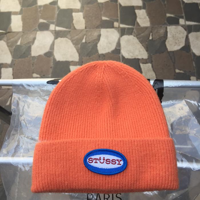 Jual beanie stussy oval patch - Kota 