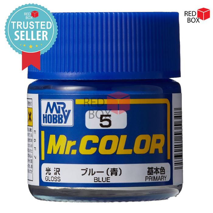 Gambar Mr Color C5 Blue - Mr Hobby Gundam Model Kit Airbrush Paint Cat C 5 dari redbox corner undefined Tokopedia