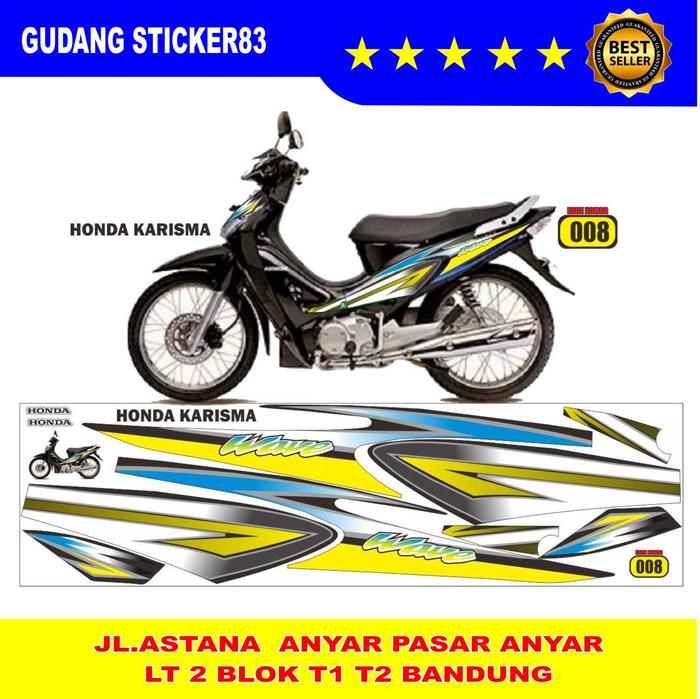 Gambar Striping karisma wave variasi thailook 01 dari ISTANA STICKER 83 undefined Tokopedia