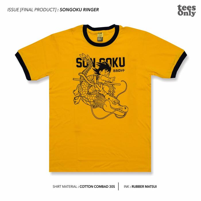 Gambar KAOS SON GOKU RINGER - M dari Arigostore undefined Tokopedia