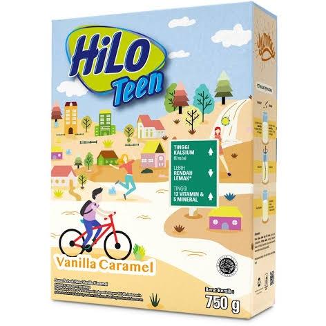 Gambar Hilo teen vanila caramel 750 gram - susu tinggi kalsium dari Nulev undefined Tokopedia