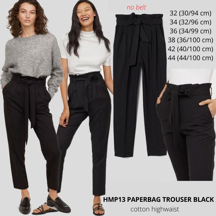 Murah H\u0026M 13 Paperbag Black 