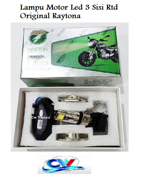 Gambar Lampu Motor Led 3 Sisi Rtd Original Rayton dari cw variasi undefined Tokopedia