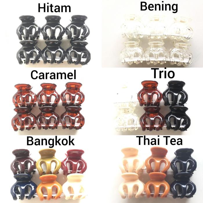 Gambar 1SET ISI 6 JEDAI REGULAR 5CM 3 TARING ORI THAILAND JEPITAN RAMBUT dari MX Hardware undefined Tokopedia