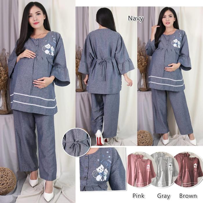 Jual Baju Ibu Hamil Jumbo Setelan Ibu Hamil Dan Menyusui Jumbo Xxl Kota Bekasi Baju Hamil 1 Top Tokopedia