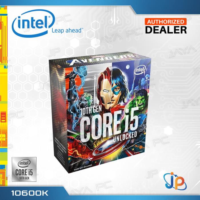 Gambar Processor Intel Core I5 10600K Avengers Box Comet Lake Socket LGA 1200 dari Jaya PC undefined Tokopedia