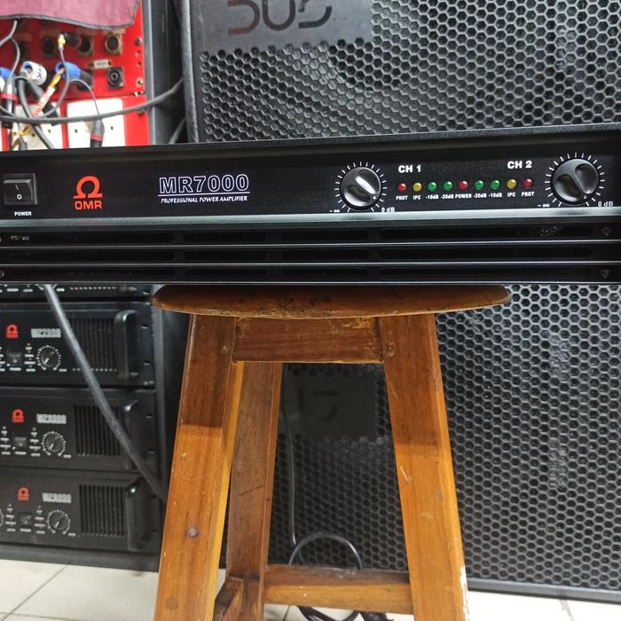 Jual Power Amply Omr Mr 7000 Kota Bekasi Harvin Audio Tokopedia