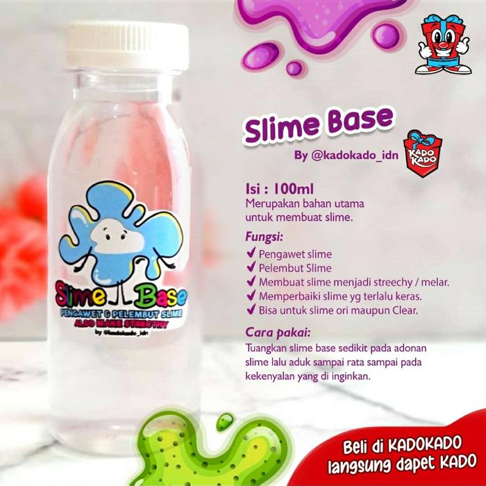Jual Slime Base Bahan Slime 100cc Kota Malang Kadokado Id Tokopedia