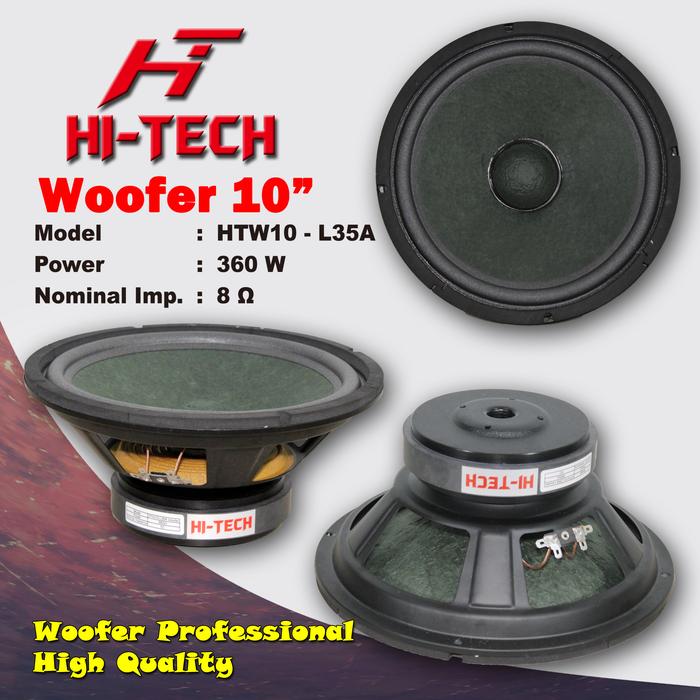 Jual Woofer 10 In Pro (HTW10-Y102A 