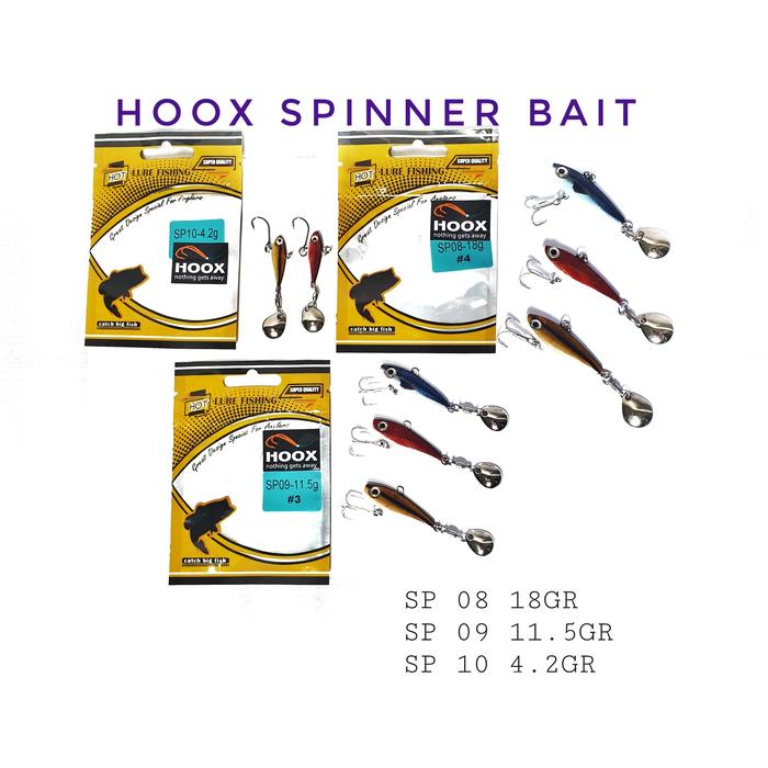 Gambar Hoox Spinner Bait SP08 SP09 SP10 - SP10 dari Gudang Pancing undefined Tokopedia