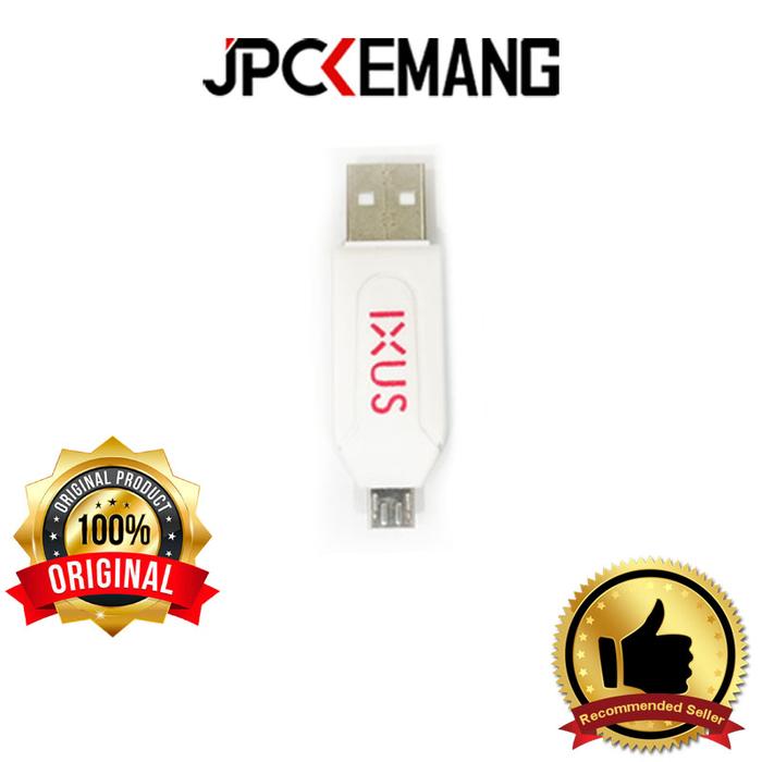 Gambar OTG Card Reader IXUS / Card Reader IXUS OTG Micro USB ORIGINAL - White dari JPC Kemang undefined Tokopedia