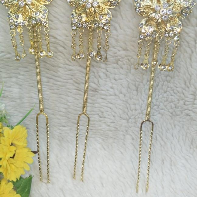 Gambar Kembang Goyang Model Bunga Bintang Cengkrem Hiasan Tusuk Rambut Wanita - Gold dari bagusbabyfashion undefined Tokopedia