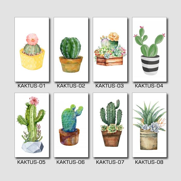 Gambar KAKTUS CACTUS WALLDECOR HIASAN PAJANGAN DEKORASI DINDING POSTER SHABBY - KAKTUS 01 dari Prima Shabby Craft undefined Tokopedia