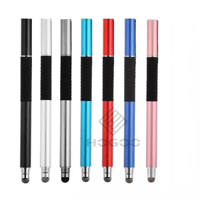 Gambar STYLUS PEN 2IN1 ROUND TIP UNIVERSAL MICROFIBER HEAD TOUCH DRAWING PEN - Merah dari ASolution undefined Tokopedia