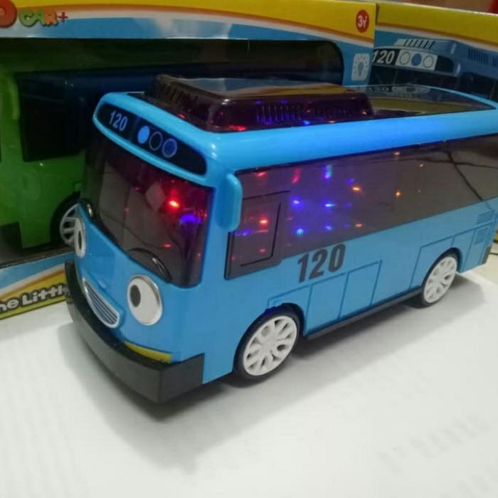 Gambar mobil tayo bus tayo ada lampu dan music 3D dari sasha toys 1 undefined Tokopedia
