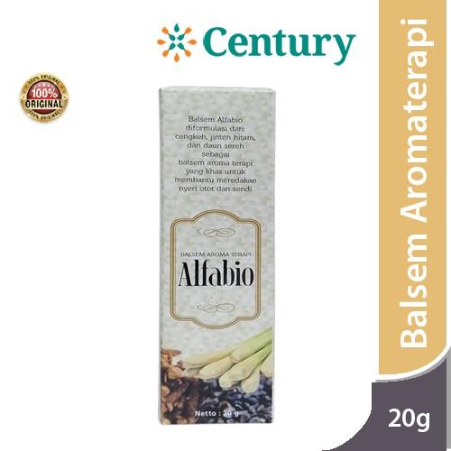 Gambar ALFABIO BALSAM AROMATHERAPHY 20G TUBE / BALSAM / PEGAL PEGAL dari Apotik Century undefined Tokopedia