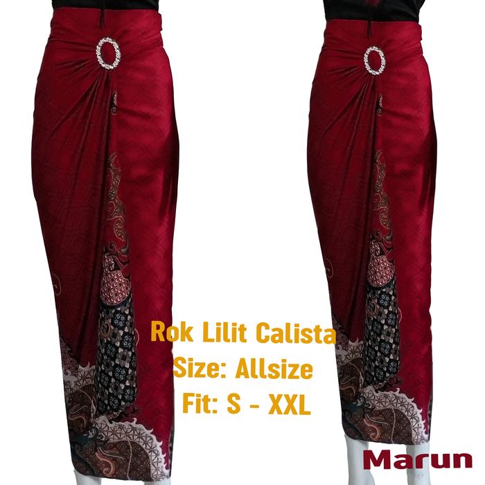 Gambar Rok Lilit | Rok Batik | Bawahan Kebaya dari Arla Batik Jogja undefined 5 Tokopedia