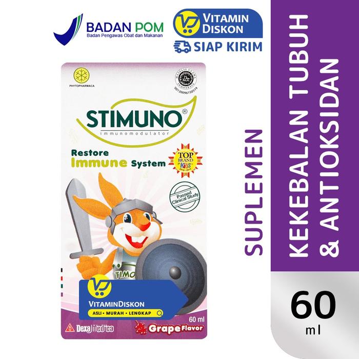 Gambar STIMUNO SYRUP GRAPE - 60 ML dari VitaminDiskon undefined Tokopedia
