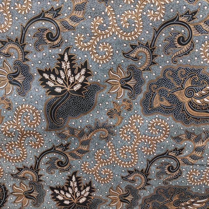Gambar Kain batik katun halus premium per 2 meter - abu muda dari Vbtex undefined Tokopedia