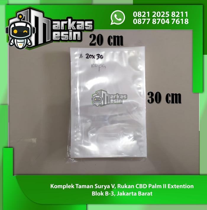 Gambar Plastik Vacuum / Plastik Vacum / Plastik Nylon / Plastik Vacuum Sealer - 20 x 30 cm dari Markas Mesin undefined Tokopedia