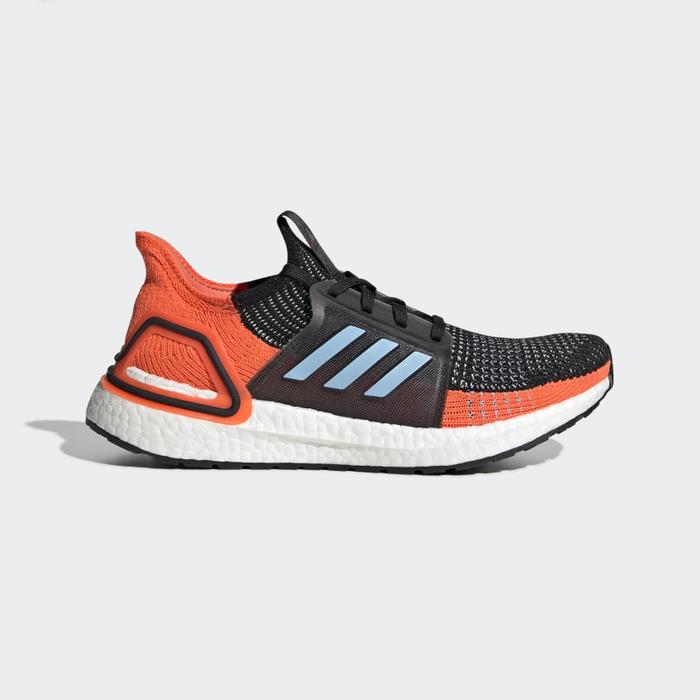 Gambar Adidas Men Ultraboost 19 Shoes Core Black Hi-Res Coral Original dari Karis Originals undefined Tokopedia