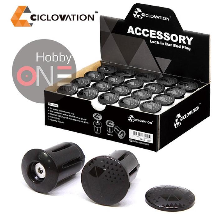 Gambar CICLOVATION UFO Lock-In Road Bar End Plug - MIRROR BLACK dari Hobby One Specialty undefined Tokopedia