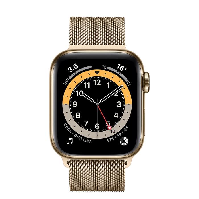 Apple watch series 6 stainless steel gold 44mm Clearance
