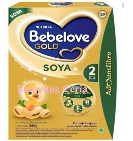 Gambar Bebelove Gold Soya 2 Susu Formula 6-12 Tahun Box 360gr dari Lampung Ceria undefined Tokopedia