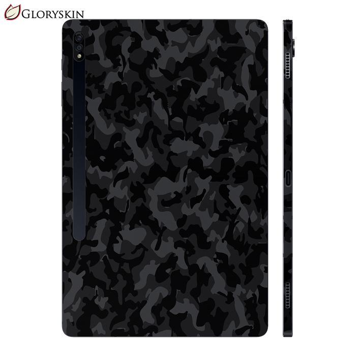 Gambar GlorySkin - Skin for Samsung Galaxy Tab S7 Plus - 3M Special Textures - Black Army dari Kiseki Skin undefined Tokopedia