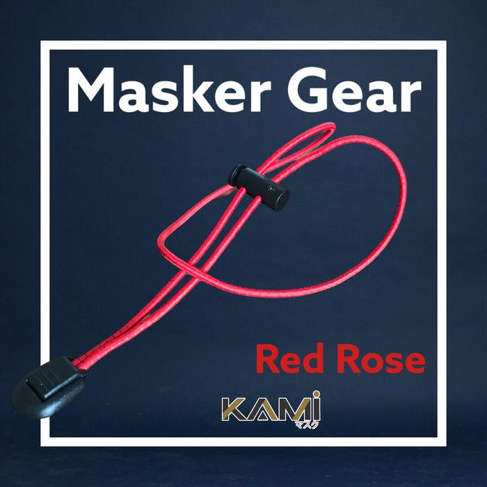 Gambar stopper tali masker adjustable premium - Merah dari Bubblebee Packing undefined Tokopedia