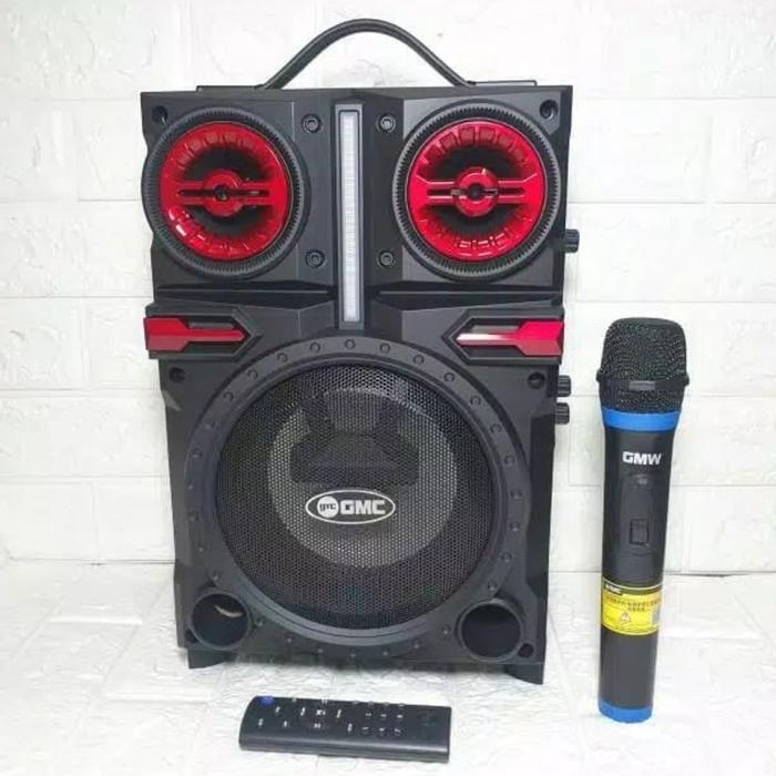 Gambar Speaker GMC 897Q (6.5 inch) + MIC Wireless meeting Portable Bluetooth dari BYBUDDIES undefined Tokopedia