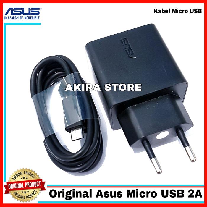 Charger Asus Zenfone Selfie Pro Original 100% Micro USB 2A Putih