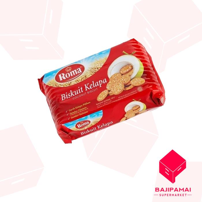 Gambar Roma Biskuit Kelapa 300 gr dari Baji Pamai supermarket undefined Tokopedia
