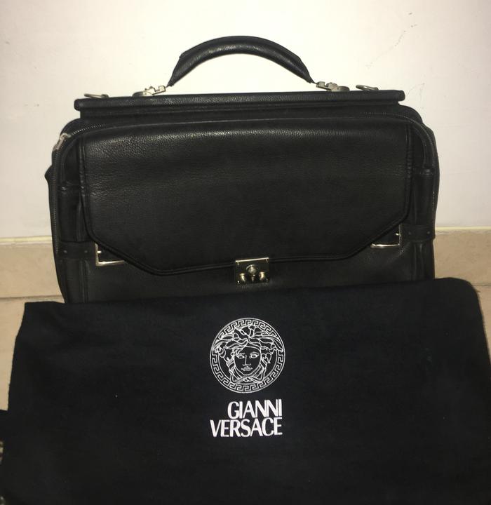 versace briefcase