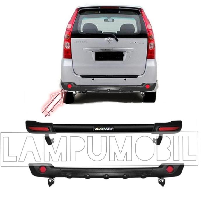 Gambar Foot Step Pengaman Bumper Guard Belakang Sport Toyota Avanza 2004-2011 dari LampuMobil undefined Tokopedia