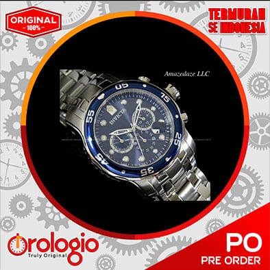 New Invicta Men Pro Diver Scuba Vd53 Chronograph Stainless Steel Blue