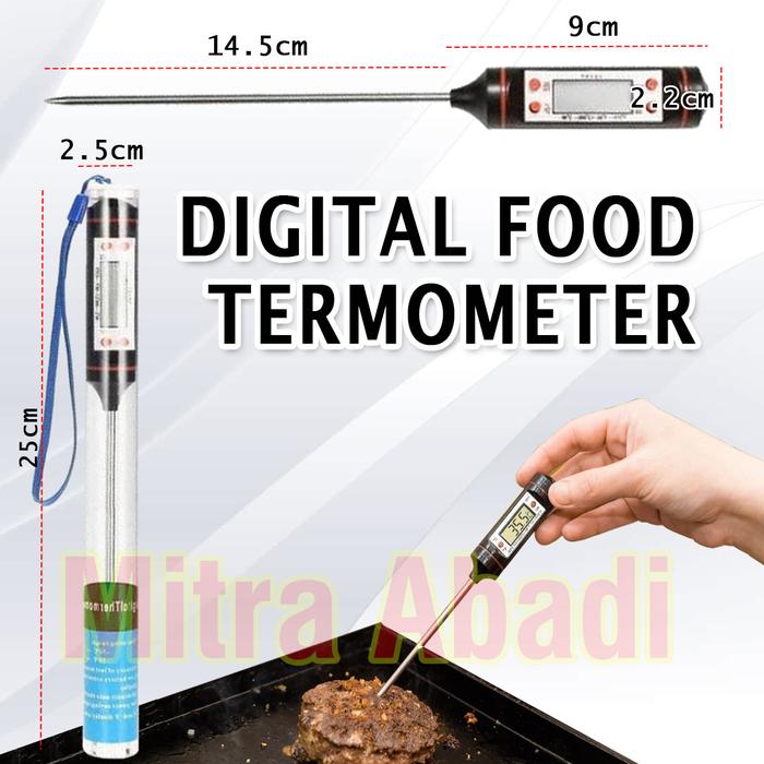 Gambar Digital Food Thermometer / Termometer Alat Pengukur Suhu Makanan dari Mitra Abadi LED undefined Tokopedia