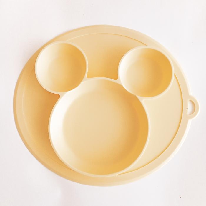 Gambar BEBITO - Kimo Silicone Baby Bowl With Placemat - Yellow dari Bebito_id undefined Tokopedia