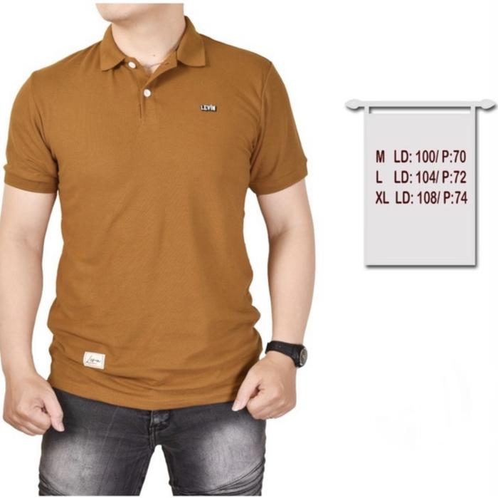 Gambar KAOS KERAH POLO PRIA PREMIUM | KAOS POLO POLOS - mustard, M dari minziesale undefined Tokopedia