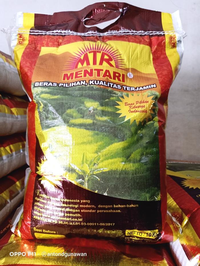 Jual Beras Mentari 10 Kg Asli Pabrik Kota Malang Antonwu Tokopedia