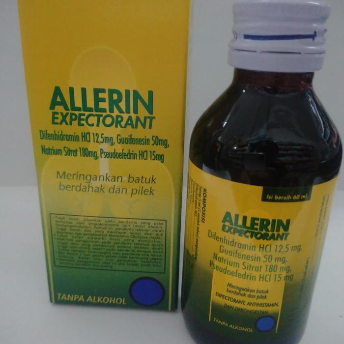 Gambar Allerin Expectorant sirup - 60ml dari budivision undefined Tokopedia