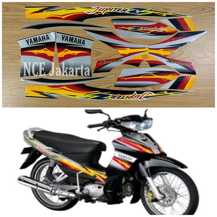 Gambar STIKER STRIPING JUPITER Z 2004 HITAM SILVER dari Ajm17 undefined Tokopedia