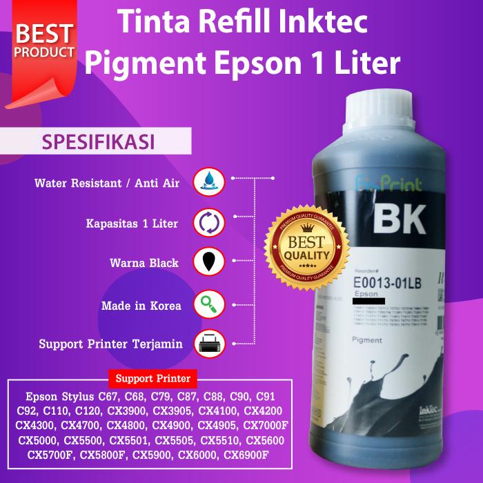 Gambar Tinta Pigment InkTec E0013-01LM Magenta 1 Liter Refill Printer Epson - Black dari FixPrint Indonesia undefined Tokopedia