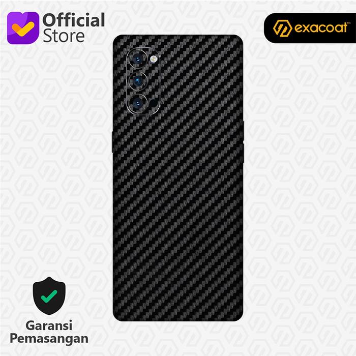 Gambar [EXACOAT] Oppo Reno4 3M Skin / Garskin - Carbon Black - Model Cut Only dari Exacoat undefined Tokopedia
