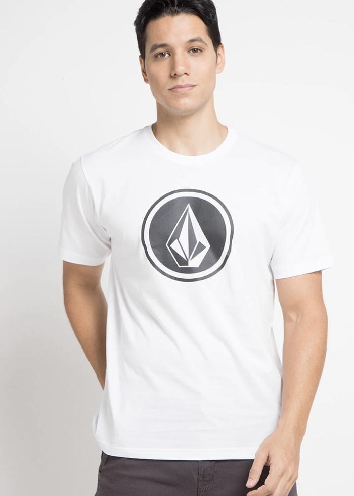 Gambar Kaos Volcom Original MHO Circle Stone S319 White - M dari Cassy Wears undefined Tokopedia