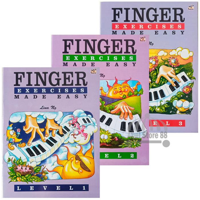 Gambar Finger Exercise Made Easy Level 1/2/3 Lina Ng Buku Piano Latihan Jari dari Abel Store 88 undefined Tokopedia