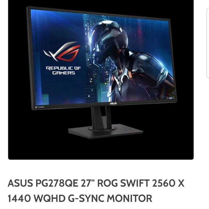 Asus Pg278q Asus Pg 27 Pg278qe ASUS ROG PG278Q 27 WQHD 2560x1440