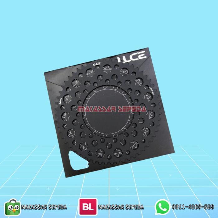 Gambar CHAINRING SEPEDA LIPAT MERK LUCE RED&BLACK SIZE 54&56T - Hitam, 56 dari Makassar Sepeda undefined Tokopedia